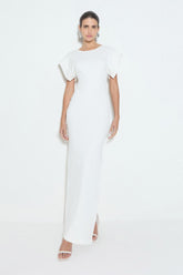 VESTIDO LONGO MANGA AMPLA COLEÇÃO VERÃO 25